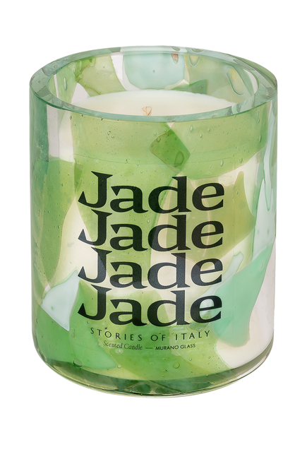 Watercolor Jade Scented Candle